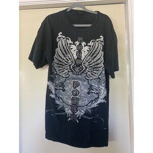 New Horizon Redemption Cyber Y2K Wings Shirt Size 2XL Grunge MMA Elite Style